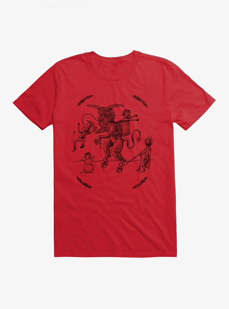 Rick And Morty Krampus T-Shirt