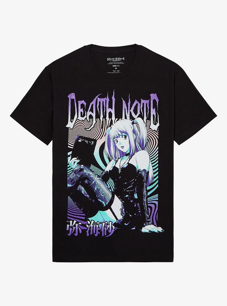 Death Note Misa Glitter Boyfriend Fit Girls T-Shirt