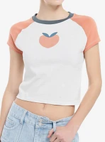 Eaternal Nocturnal Eve Peach Girls Raglan Baby T-Shirt