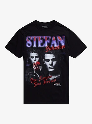 The Vampire Diaries Stefan Salvatore Boyfriend Fit Girls T-Shirt