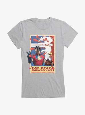 DC Comics Peacemaker Eat Peace Girls T-Shirt