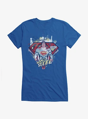 DC Comics Superman 85 Years The Man Of Steel Girls T-Shirt