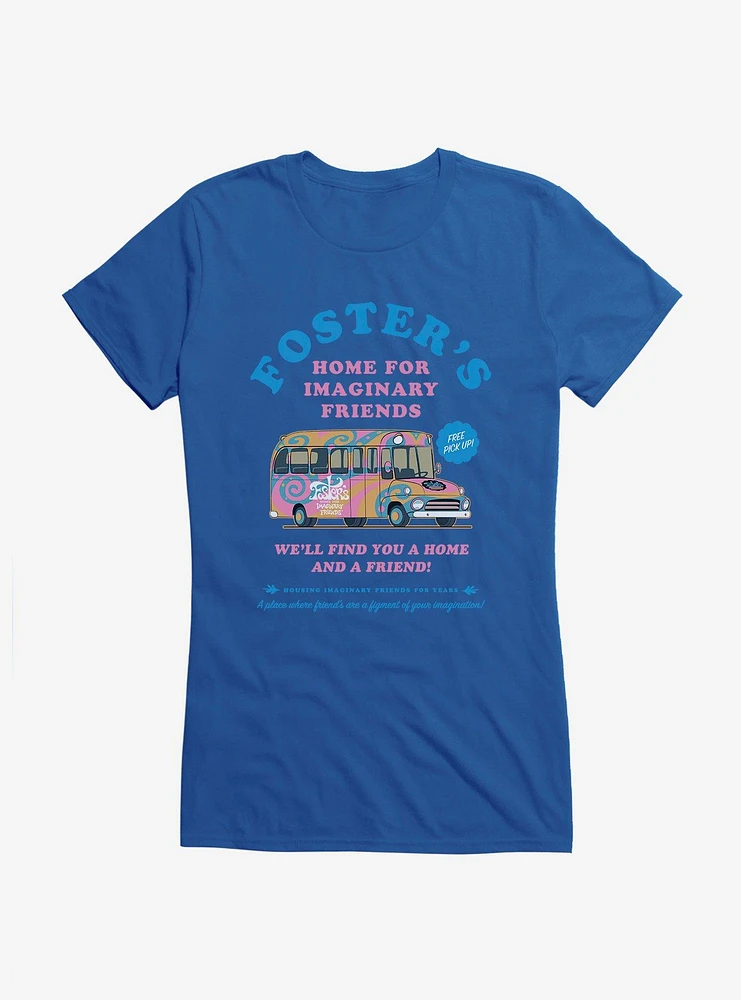 Foster's Home For Imaginary Friends Find You A School Bus Girls T-Shirt