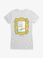 Friends Name List Framed Girls T-Shirt