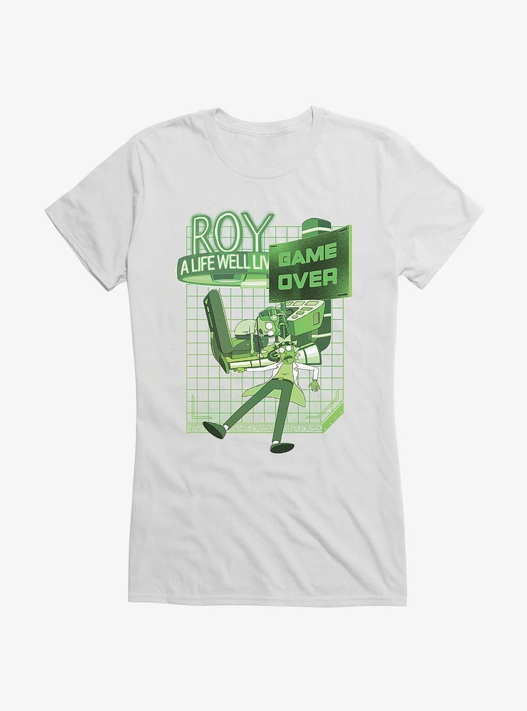 Rick And Morty Game Over Girls T-Shirt