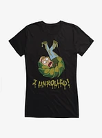 Rick And Morty I Unrolled! Jerry Girls T-Shirt