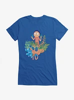 Rick And Morty Plants Girls T-Shirt