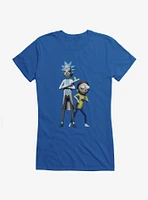 Rick And Morty Pose FIgures Girls T-Shirt