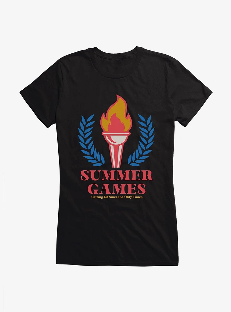 Olympic Lit Since The Oldy Times Girls T-Shirt