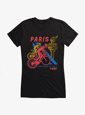 Olympic Cycling Paris 1988 Girls T-Shirt