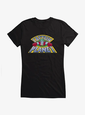 Captain Planet Logo Girls T-Shirt