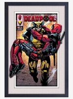 Marvel Deadpool 3 Bromance Plexi Framed Poster