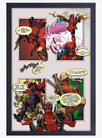 Marvel Deadpool Break the 4th Wall Plexi Framed Poster