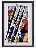 Marvel X-Men Slashed Photo '97 Plexi Framed Poster