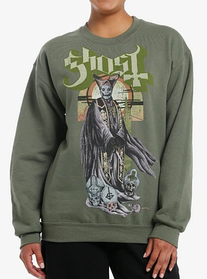 Ghost Papa Emeritus IV Skulls Girls Sweatshirt