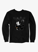 Felix The Cat Spray Painting Sweatshirt