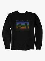 E.T. 40th Anniversary Where Are You From E.T And Elliott Silhouette Sweatshirt