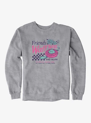 Parks And Recreation Friends Waffles Work Sweatshirt