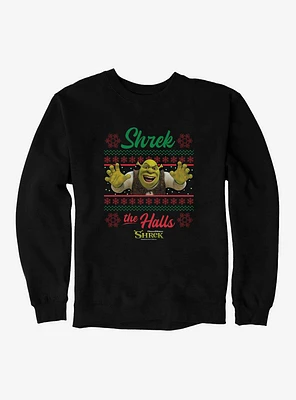 Shrek The Halls Ugly Christmas Sweater Sweatshirt