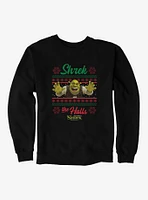 Shrek The Halls Ugly Christmas Sweater Sweatshirt