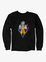 DC Comics Birds Of Prey Harley Quinn Neon Diamond Sweatshirt