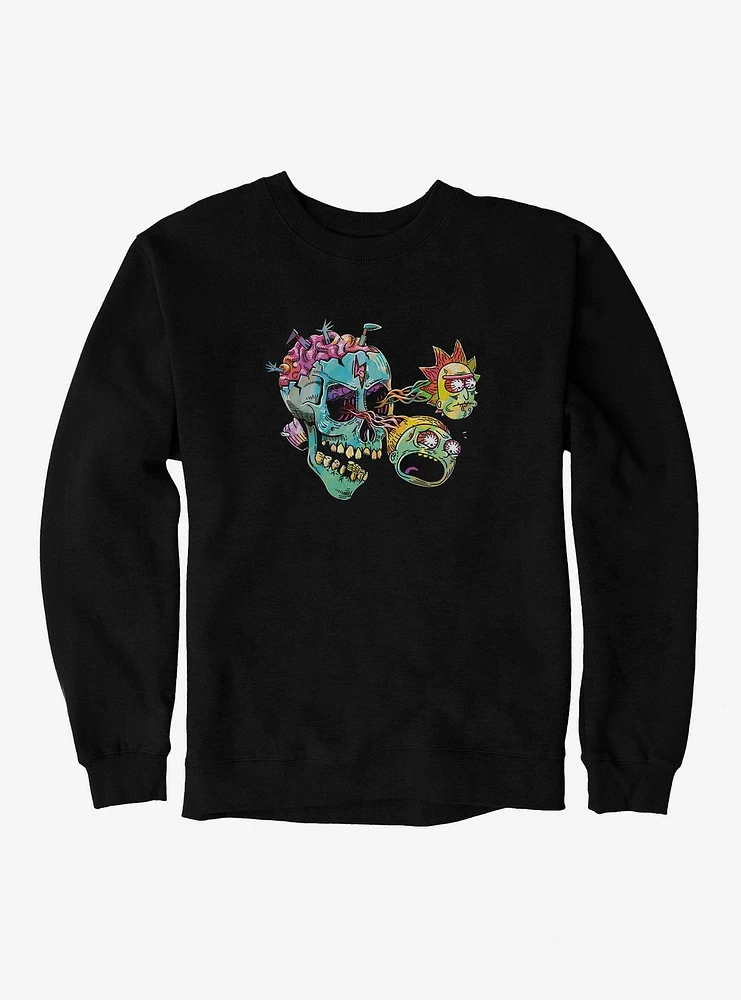 Rick And Morty Eyeball Heads Sweatshirt