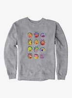 Rick And Morty The Many Faces Sweatshirt