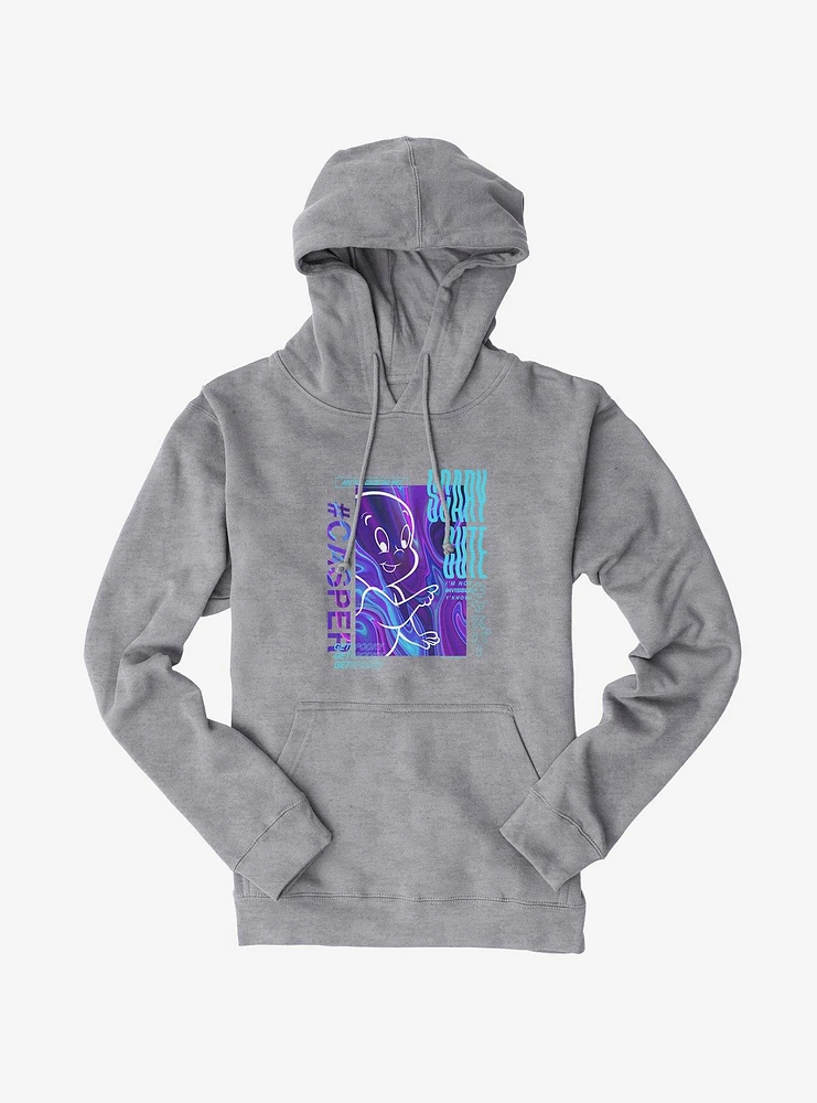 Casper The Friendly Ghost Virtual Raver Scary Cute Hoodie