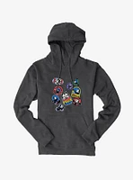 Felix The Cat Sticker Collection Hoodie