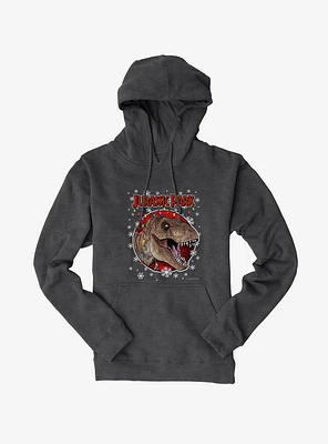 Jurassic Park Christmas Holiday T-Rex Hoodie