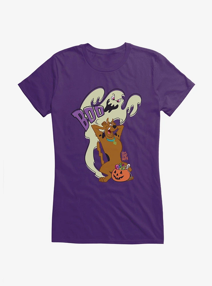 Scooby-Doo Boo Scooby Girls T-Shirt