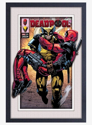 Marvel Deadpool 3 Bromance Plexi Framed Poster