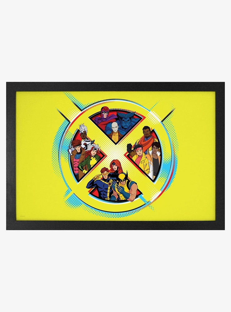 Marvel X-Men X Logo '97 Wood Wall Art