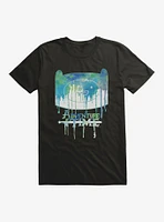 Adventure Time Finn Watercolors Drip T-Shirt