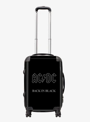 Rocksax AC/DC Back In Black Luggage Cabin Bag