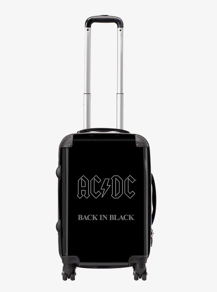 Rocksax AC/DC Back In Black Luggage Cabin Bag