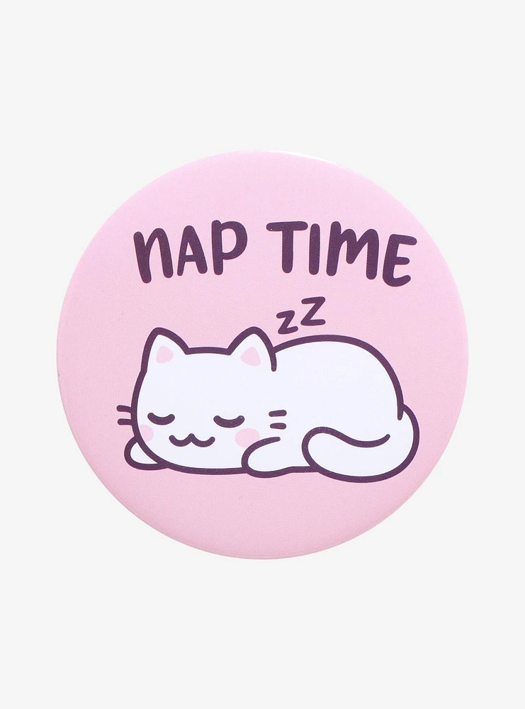 Napping Cat 3 Inch Button