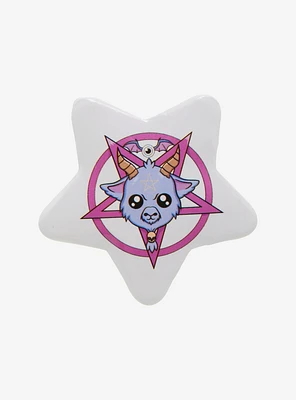 Kawaii Evil Goat Star-Shaped Button