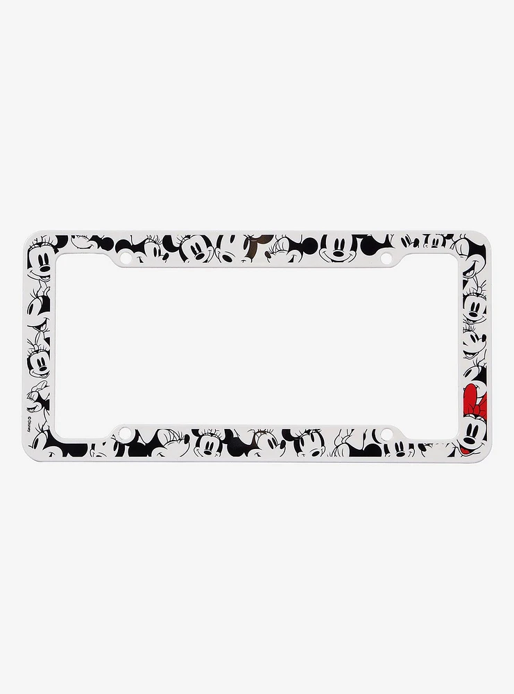 Disney Minnie Mouse Allover Print License Plate Frame