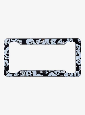 Disney Mickey Mouse Allover Print License Plate Frame