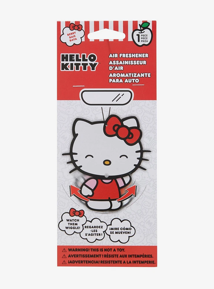 Sanrio Hello Kitty Wiggling Berry Scented Air Freshener