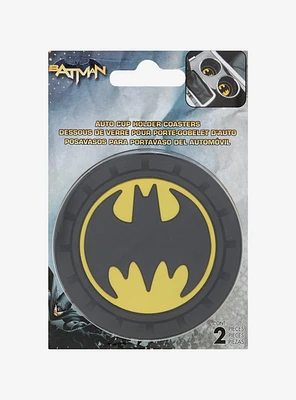 DC Comics Batman Logo Car Coaster Set