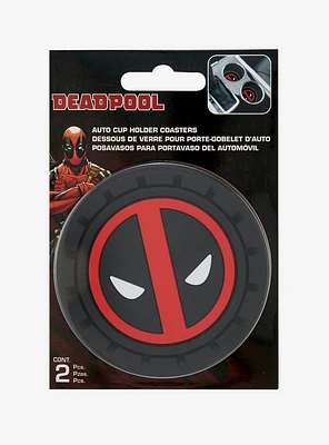 Marvel Deadpool Facial Car Coaster Set