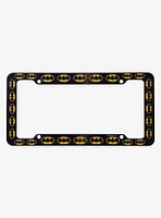 DC Comics Batman Logo Allover Print License Plate Frame