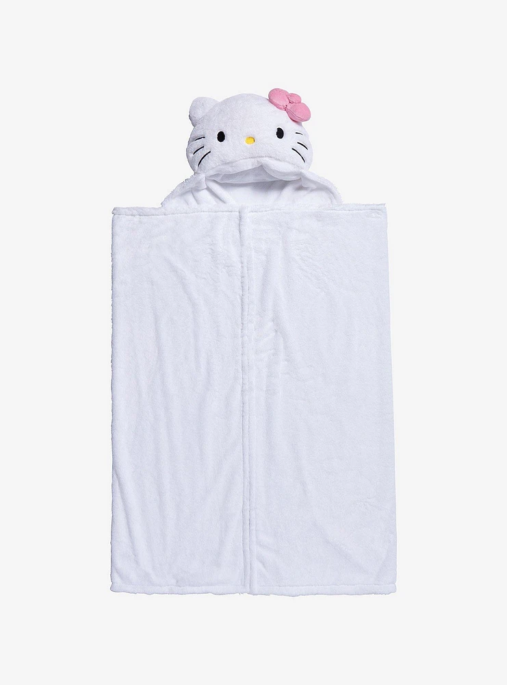 Sanrio Hello Kitty Hooded Fleece Throw - BoxLunch Exclusive