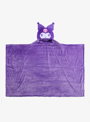 Sanrio Kuromi Plush Hooded Throw - BoxLunch Exclusive