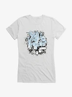 Adventure Time Color Paint Splatter Girls T-Shirt