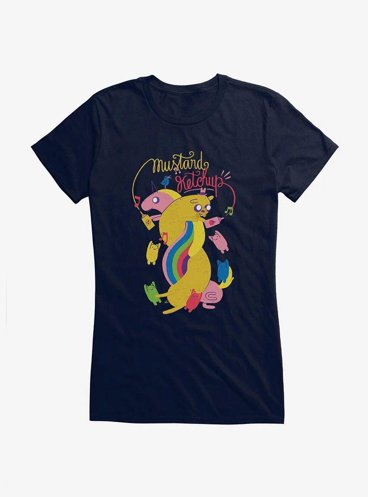 Adventure Time Mustard And Ketchup Girls T-Shirt