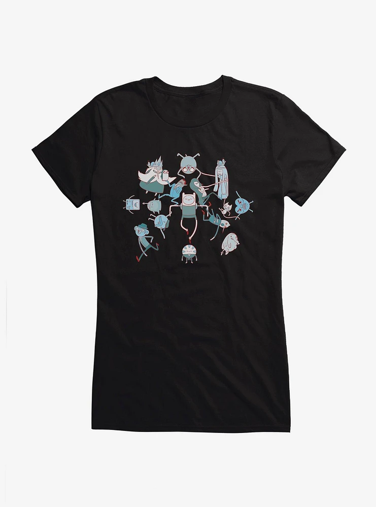 Adventure Time Intertwining Arms Girls T-Shirt