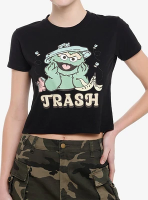 Sesame Street Oscar The Grouch Trash Girls Baby T-Shirt